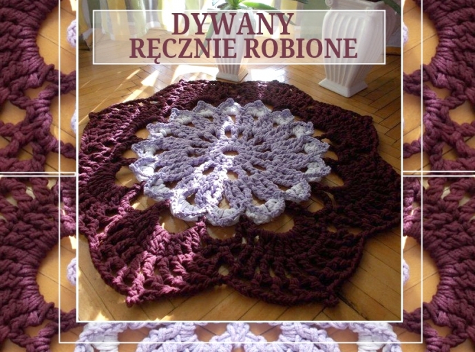 Bawełniane dywany ręcznie wykonane
