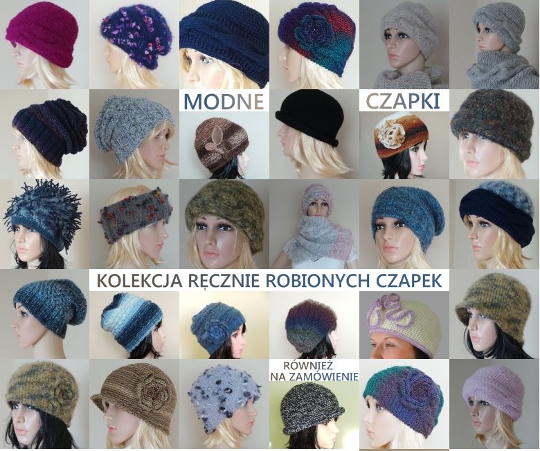 CZAPKI recznie robione na zamowienie