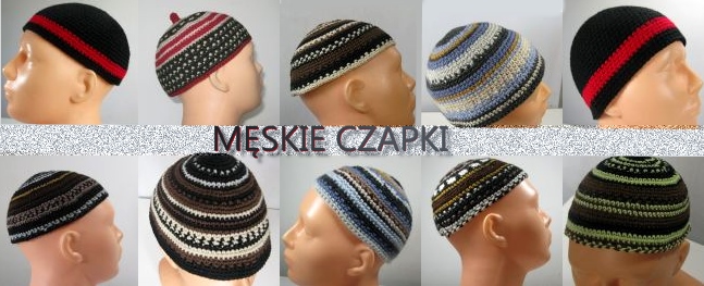 meskie czapki prawie jarmulki na zamowienie