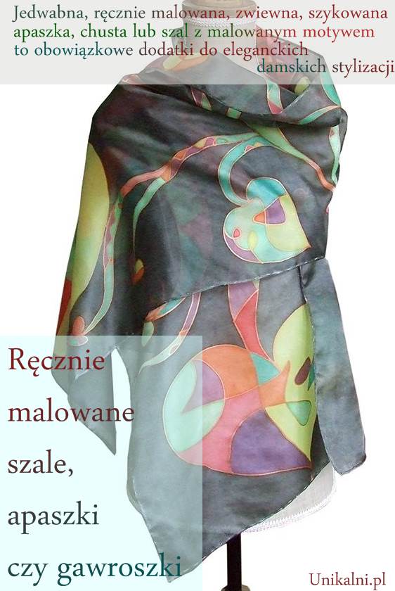 apaszka jedwabna recznie malowana chusta gawroszka rekodzielo unikalni pl Kopia