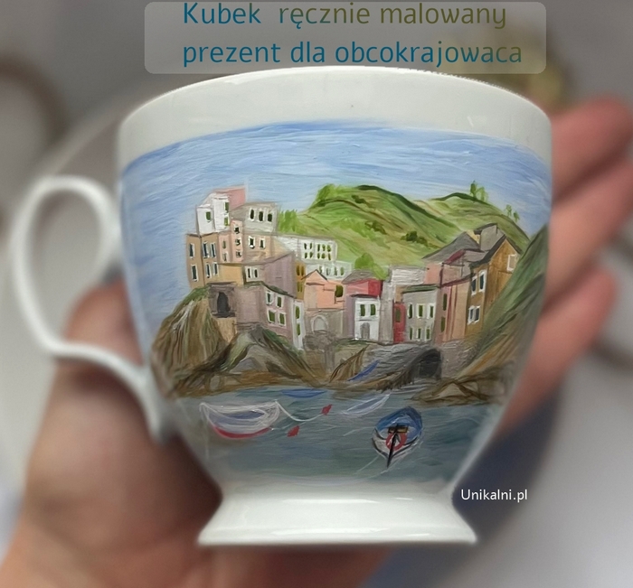 kubek dla obcokrajowca recznie malowany unikalni pl