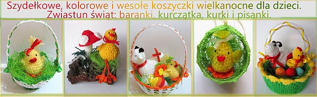 wielkanocne koszyczki dla dzieci polskie rekodzielo unikalni pl 
